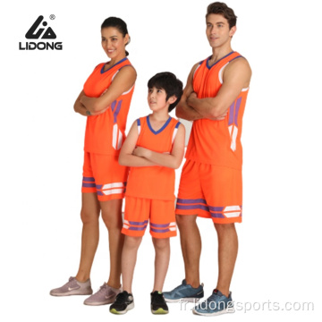 Basketball Uniforms Mens Logo Basketball Jersey pour l&#39;équipe